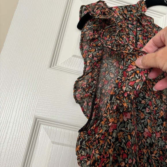 BB Dakota Steve Madden Ditsy Dress Floral Size Large NWT - Picture 9 of 16